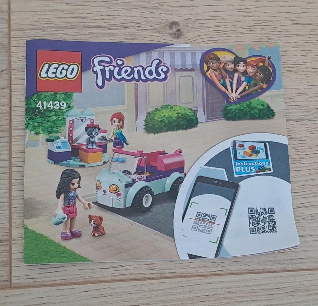Lego Friends 41439 kattenverzorgingswagen (compleet), Ophalen of Verzenden, Zo goed als nieuw