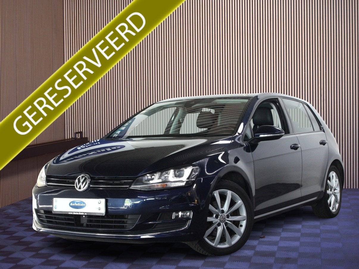 Volkswagen Golf 1.4 TSI DSG Highline CARPLAY MASSAGE XENON L, Gebruikt, Zwart, 4 cilinders, Blauw
