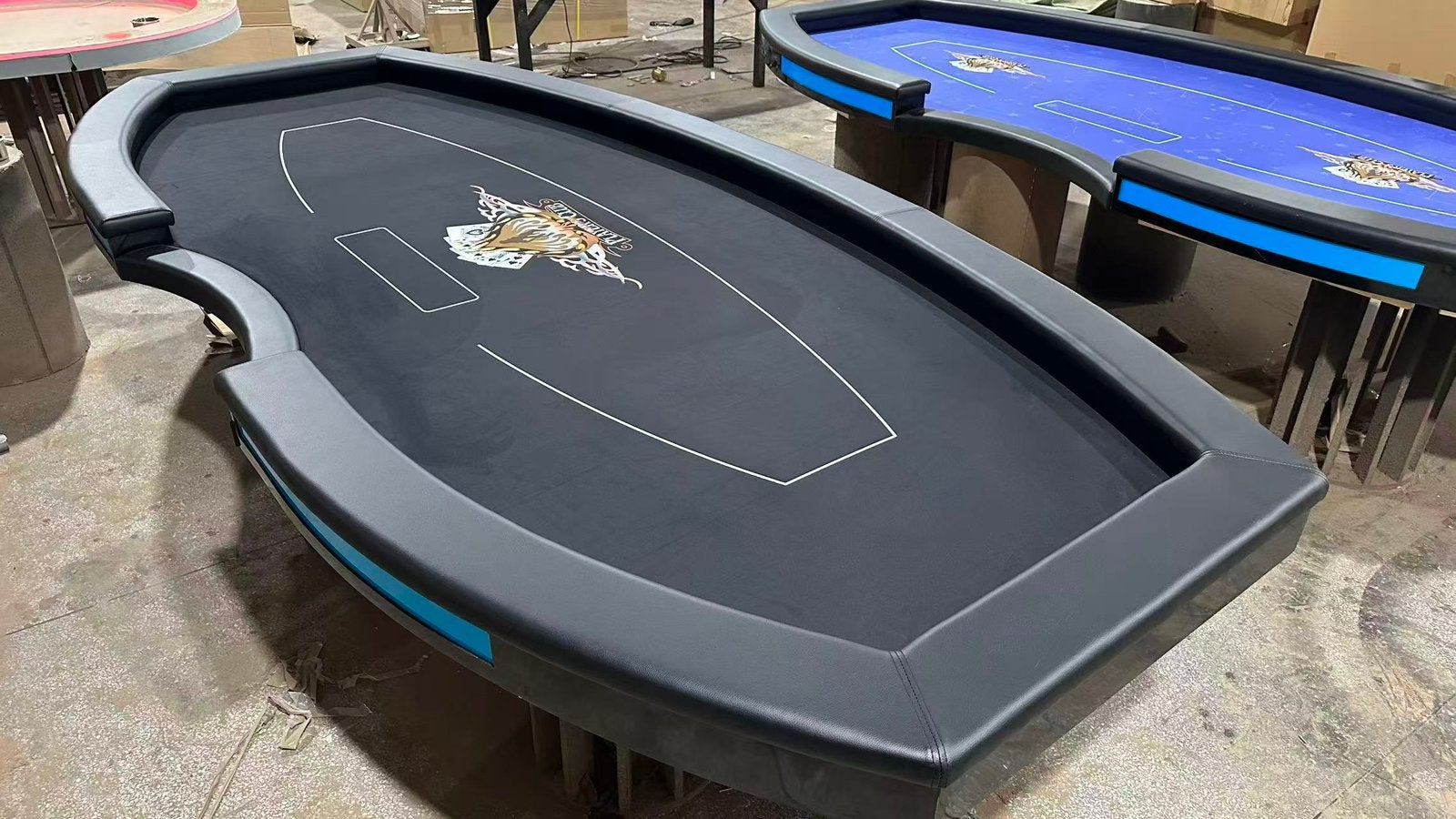 AANBIEDING! Extra grote pokertafel met led, Vijf spelers of meer, Ophalen, Nieuw