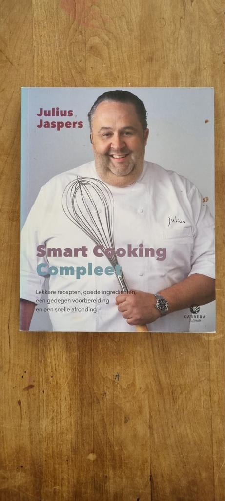 Julius Jaspers - Smart Cooking Compleet Kookboek, Boeken, Ophalen of Verzenden, Zo goed als nieuw, Julius Jaspers