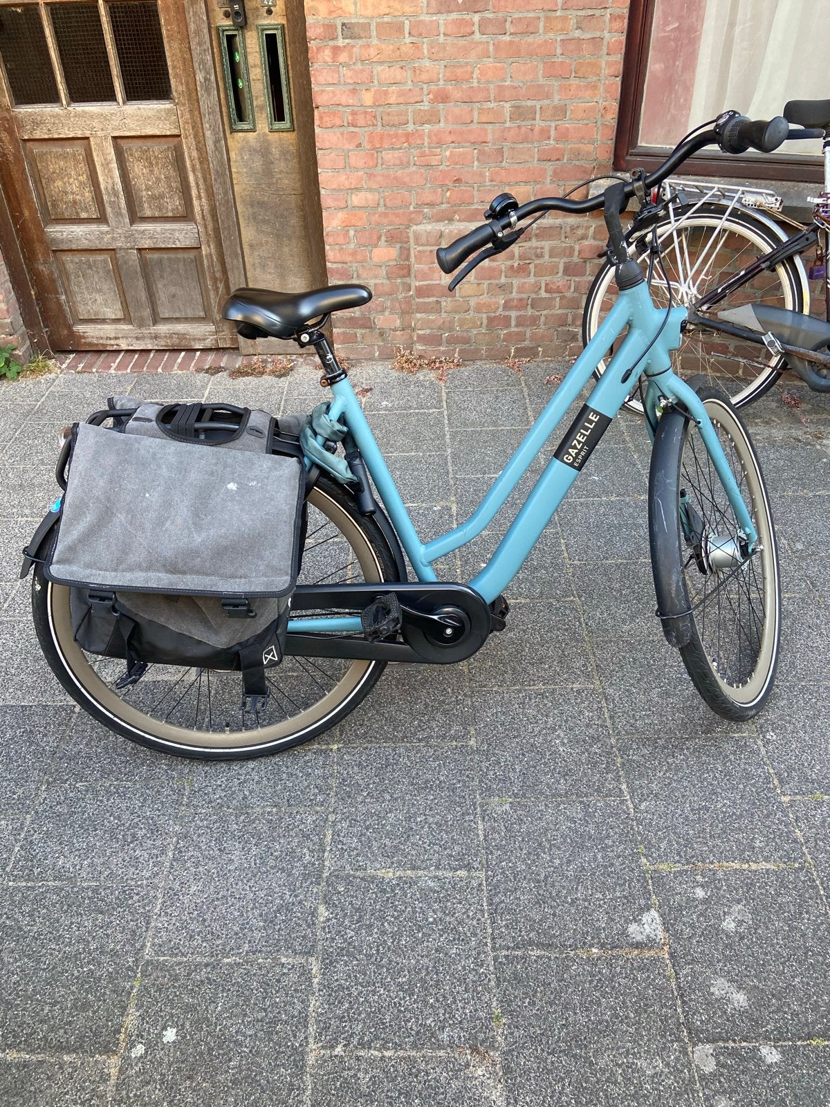Gazelle fiets, Fietsen en Brommers, Fietsen | Dames | Damesfietsen, Gebruikt, Gazelle, (Extra) lage instap, 47 tot 50 cm, Velgrem