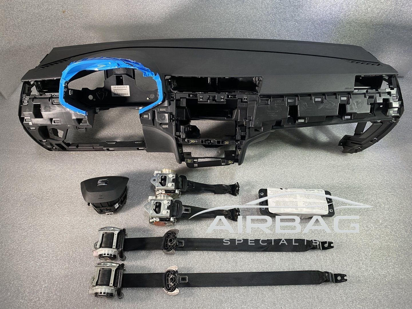 Seat Ibiza/Arona 2017+ dashboard + airbag set stuur airbag p, Gebruikt, -, -, Ophalen of Verzenden