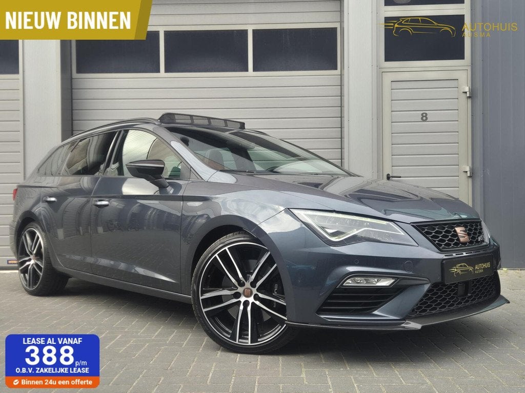 Seat Leon ST 2.0 TSI 4DRIVE CUPRA Pano/ACC/Beats/Virtual/Led, Automaat, 15 km/l, Zwart, 4 cilinders