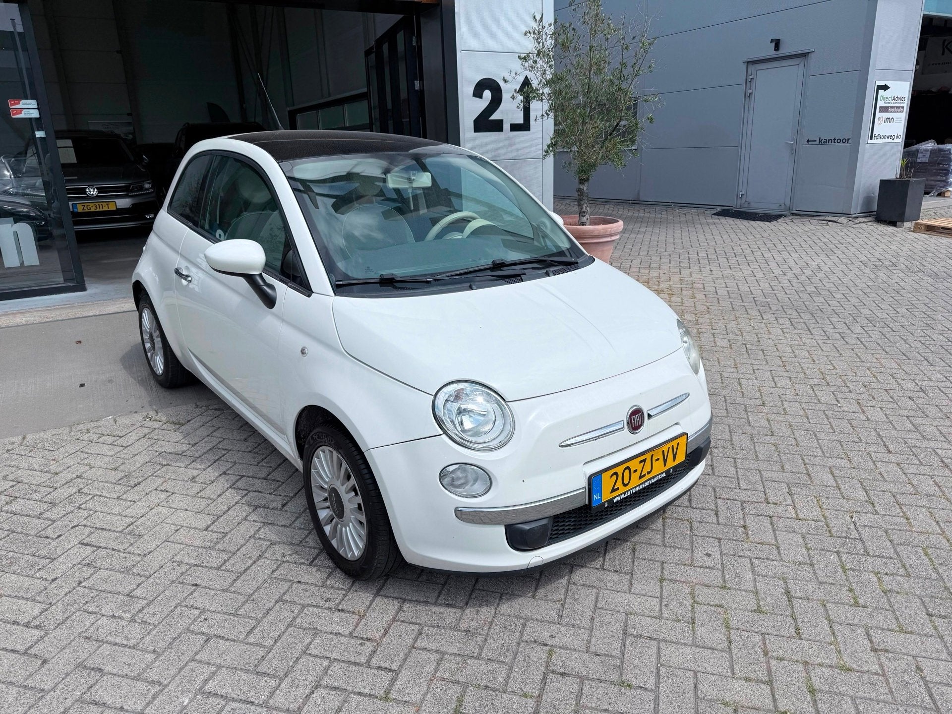 Fiat 500 1.2 Lounge AIRCO! NETTE STAAT! INRUIL MOGELIJK!, Voorwielaandrijving, Stof, Gebruikt, 1242 cc