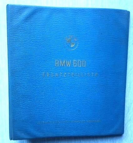 BMW 600 Isetta Ersatzteilliste onderdelenboek 1958 (BMW600), Ophalen of Verzenden