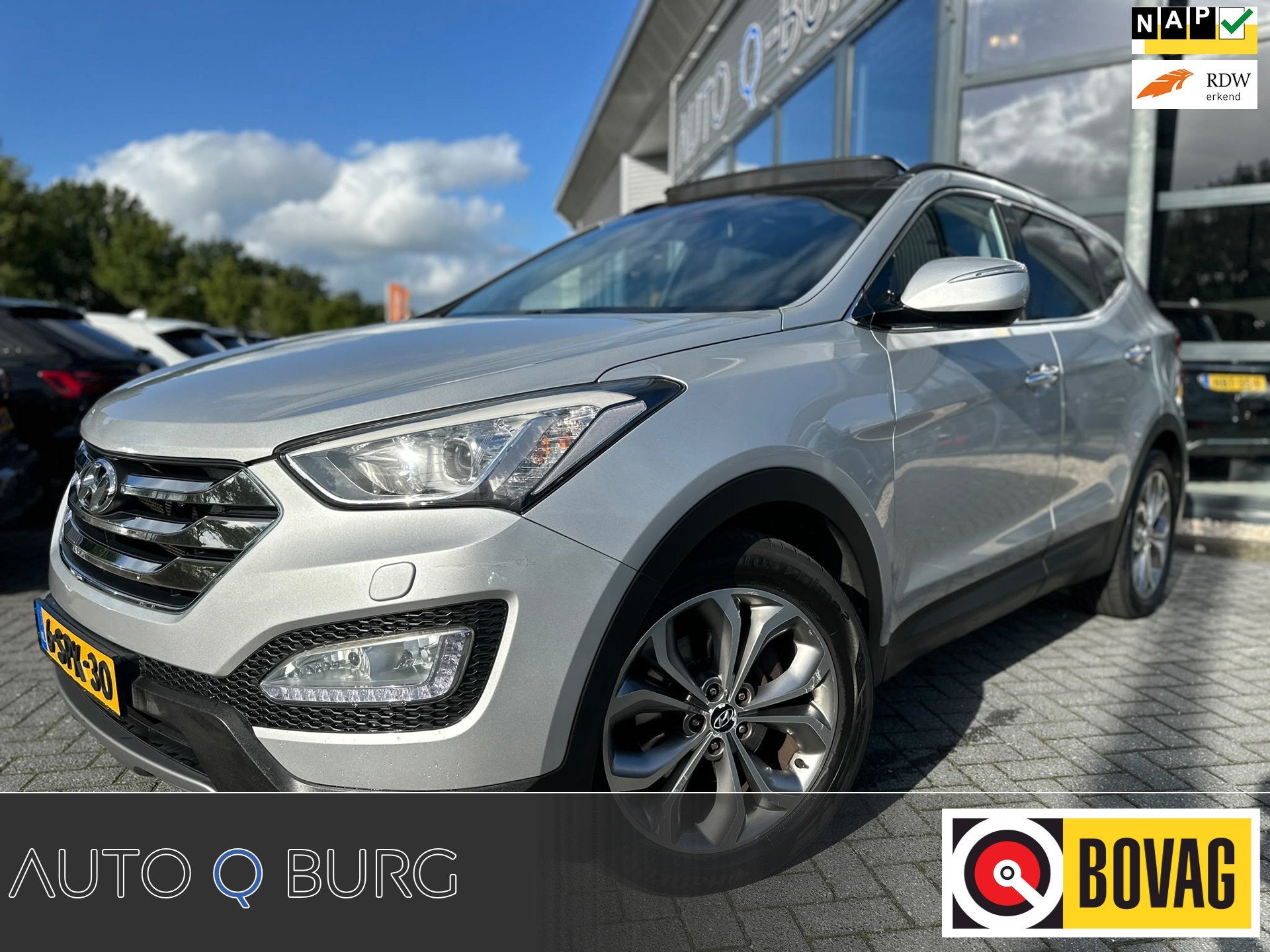 Hyundai Santa Fe 2.4i GDI 4WD| Automaat | Panorama | Trekhaa, Auto's, Hyundai, Automaat, Euro 5, Santa Fe, Gebruikt