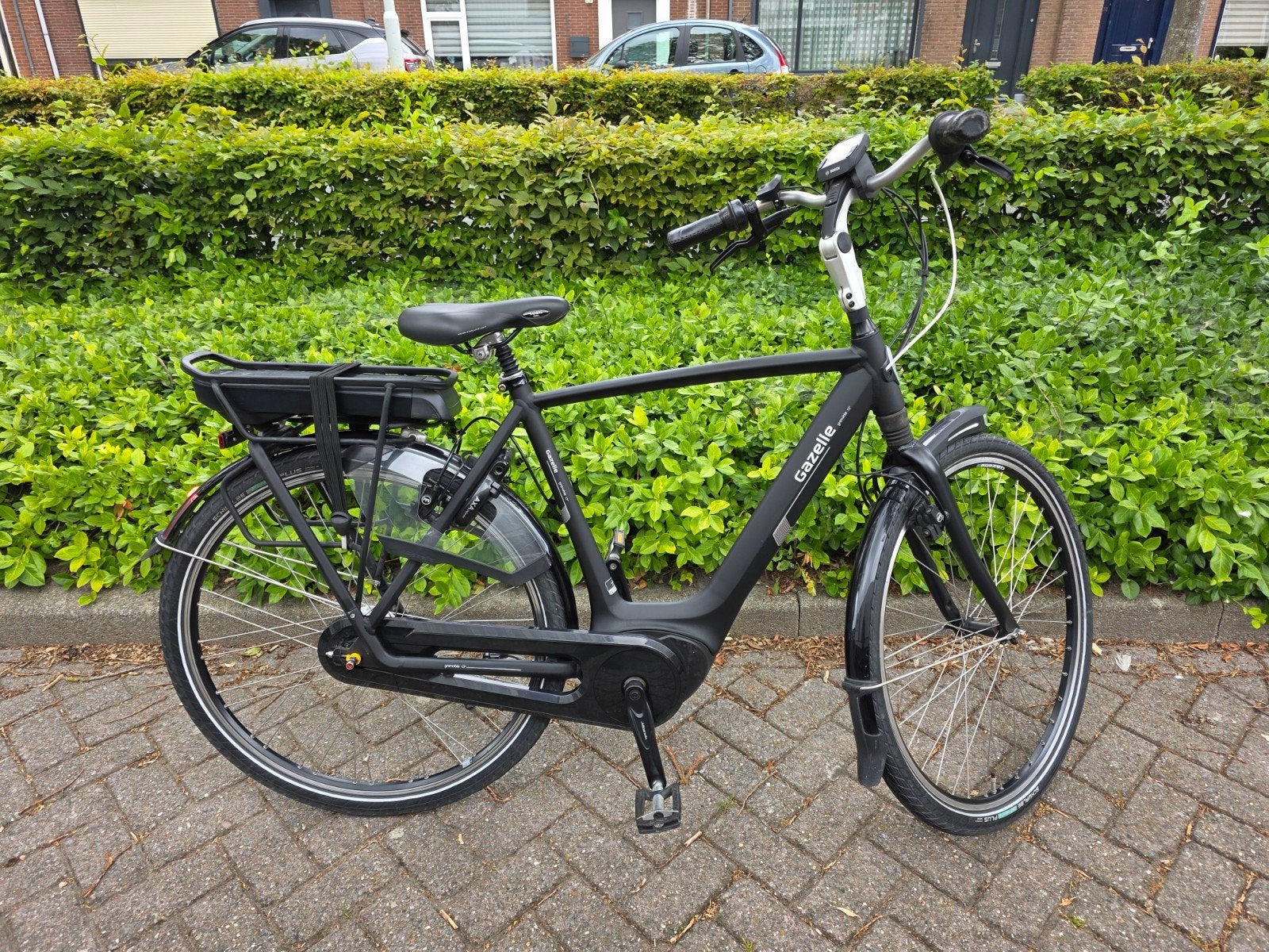 Gazelle Grenoble elektrische heren fiets met Bosch motor, Fietsen en Brommers, Fietsen | Heren | Herenfietsen, Versnellingen, Ophalen of Verzenden