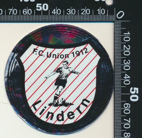 Sticker: FC Union 1912 - Lindern, Verzenden, Zo goed als nieuw, Sport