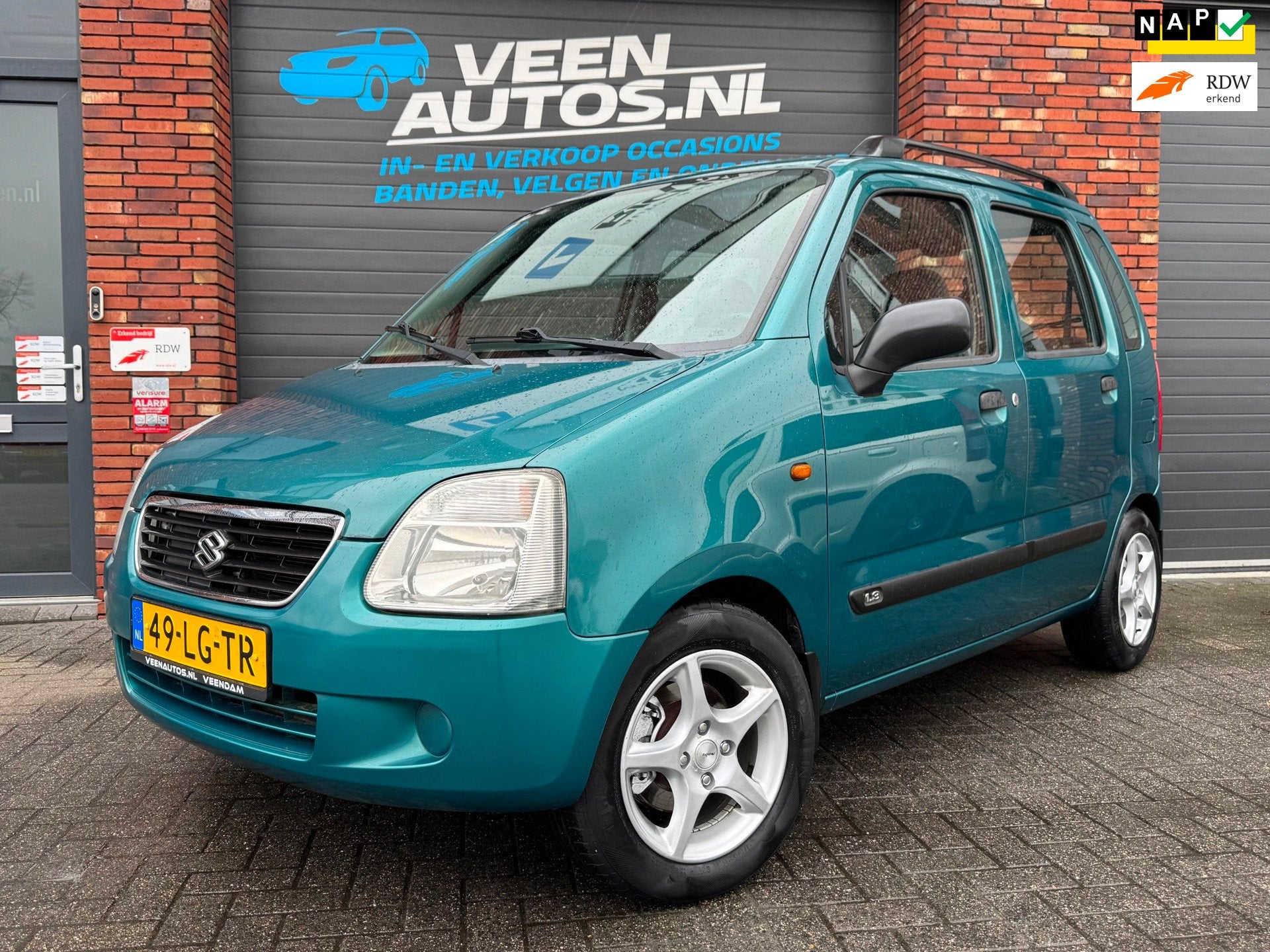 Suzuki Wagon R+ 1.3 GLS Nieuwe APK Airco Trekhaak NAP!, Auto's, Voorwielaandrijving, Gebruikt, 31 €/maand, 4 cilinders