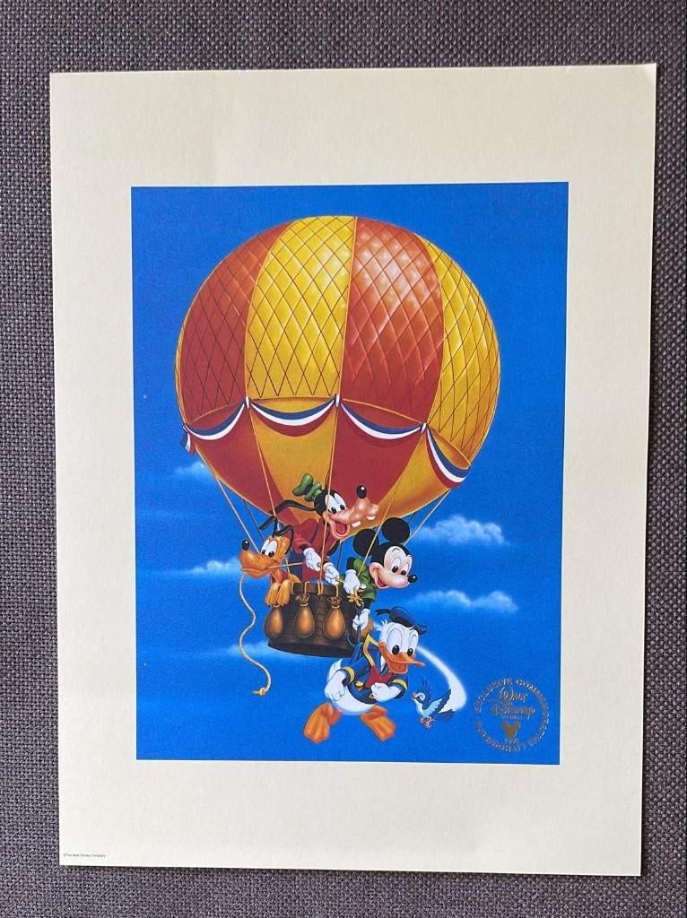 Disney prent 1996, Ophalen of Verzenden, Mickey Mouse, Nieuw, Plaatje of Poster