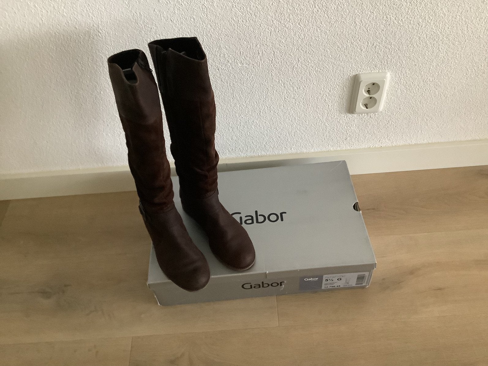 Gabor donkerbruine suede dames laarzen, Ophalen of Verzenden, Gedragen