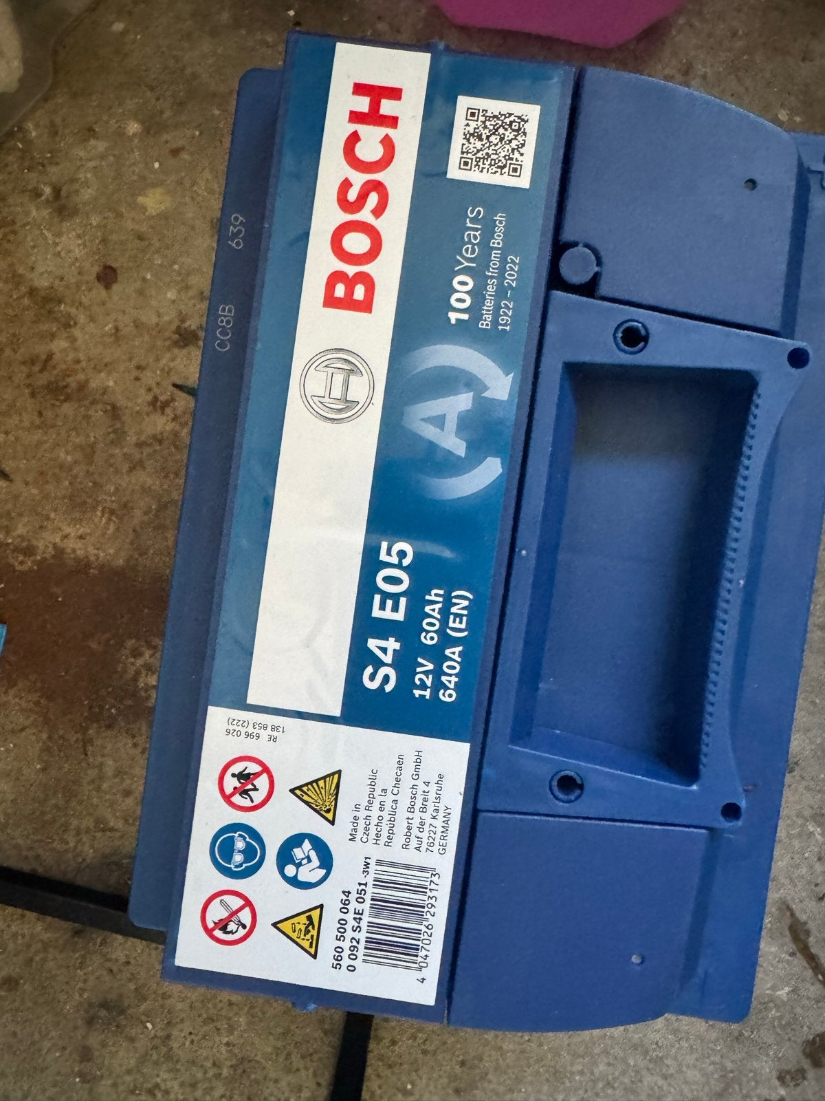 Bosch S4 E05 12V 60Ah 640A (EN) Accu NIEUW!, Ophalen, Nieuw, Universele onderdelen