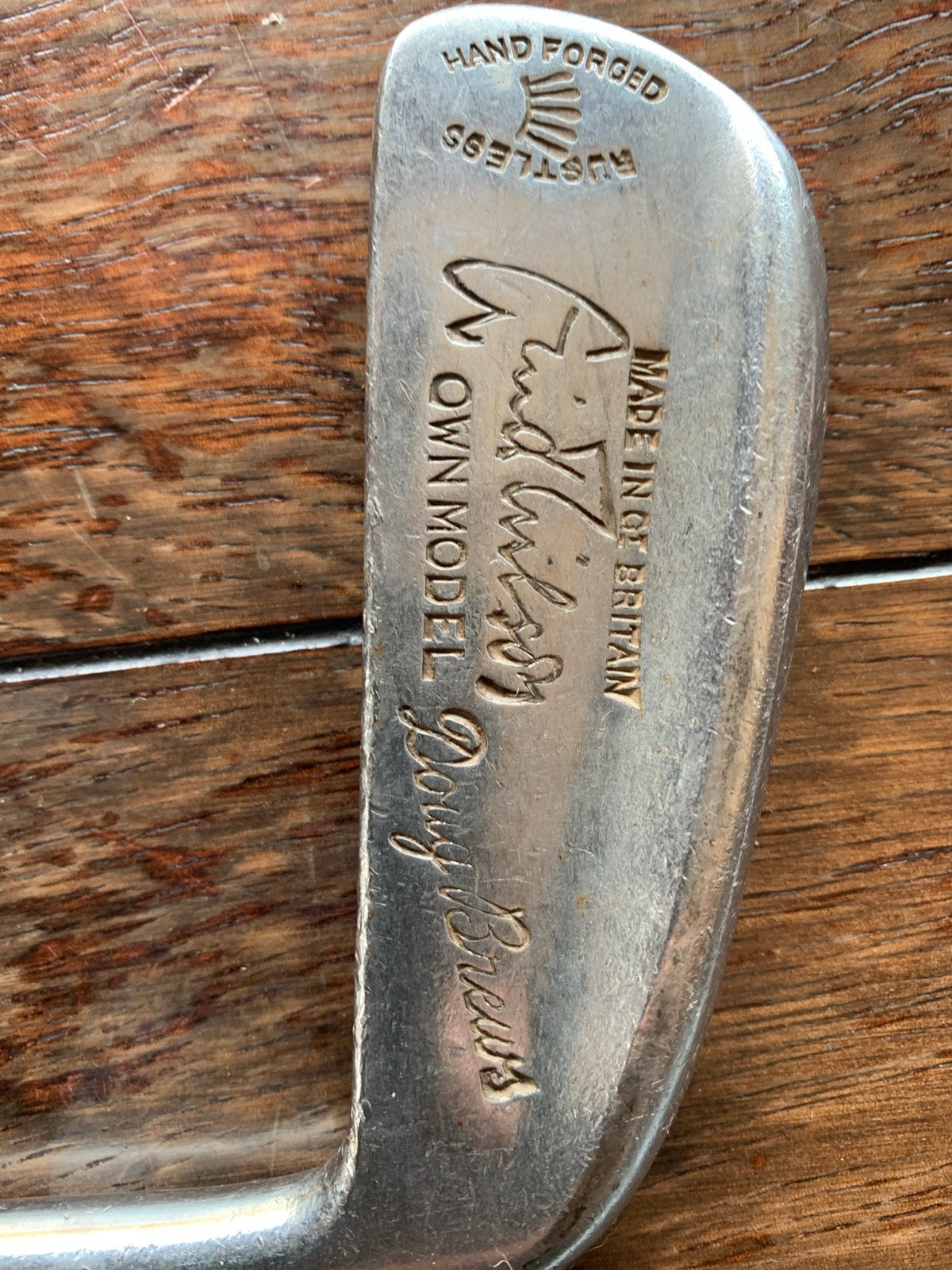 Antieke Golfclub - Handgesmeed Rustless Putter, Ophalen of Verzenden