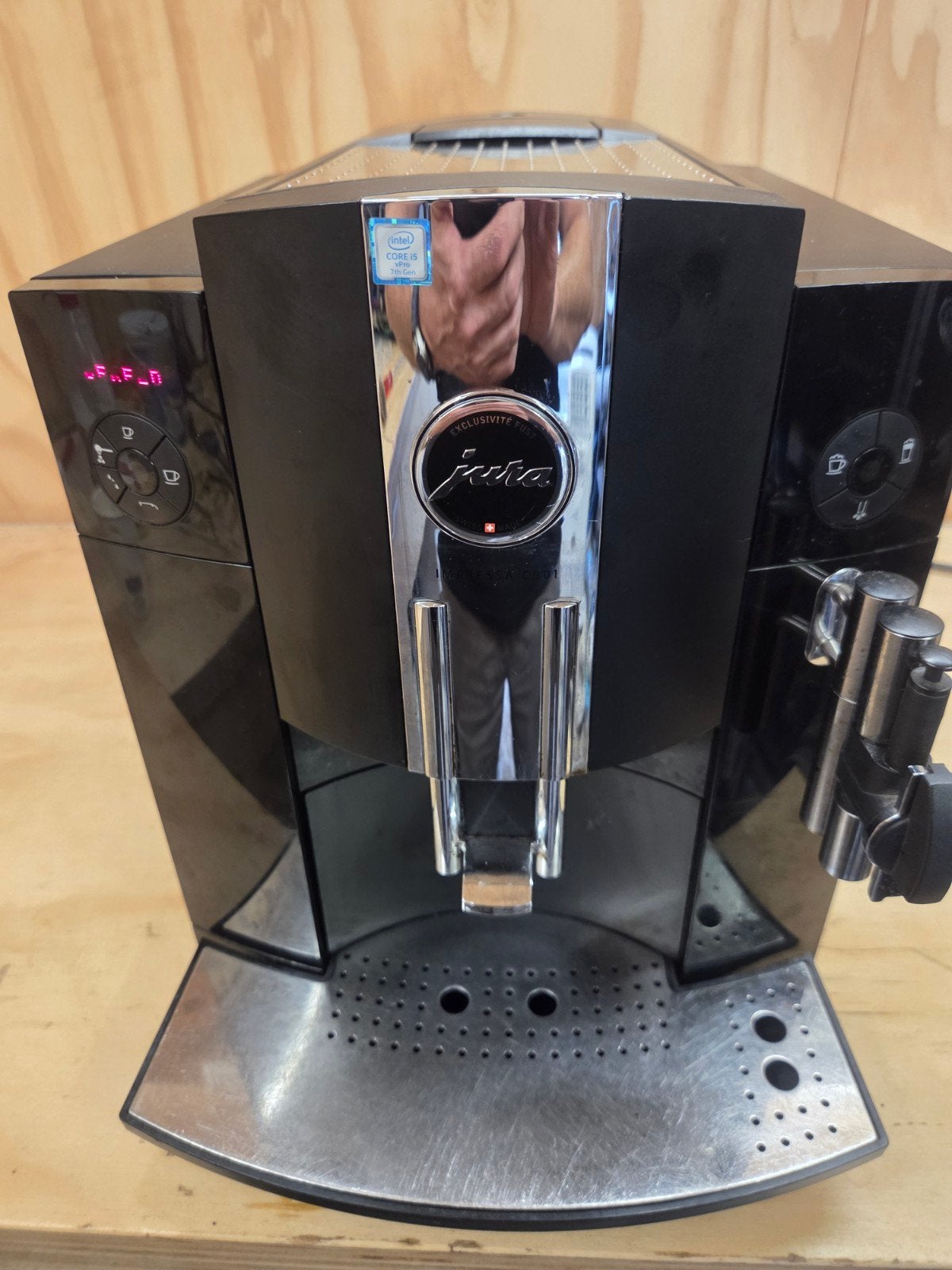 Jura Impressa(C9) C901 Gereviseerd - Topconditie!, Witgoed en Apparatuur, Ophalen, Gebruikt, 10 kopjes of meer, Koffiemachine