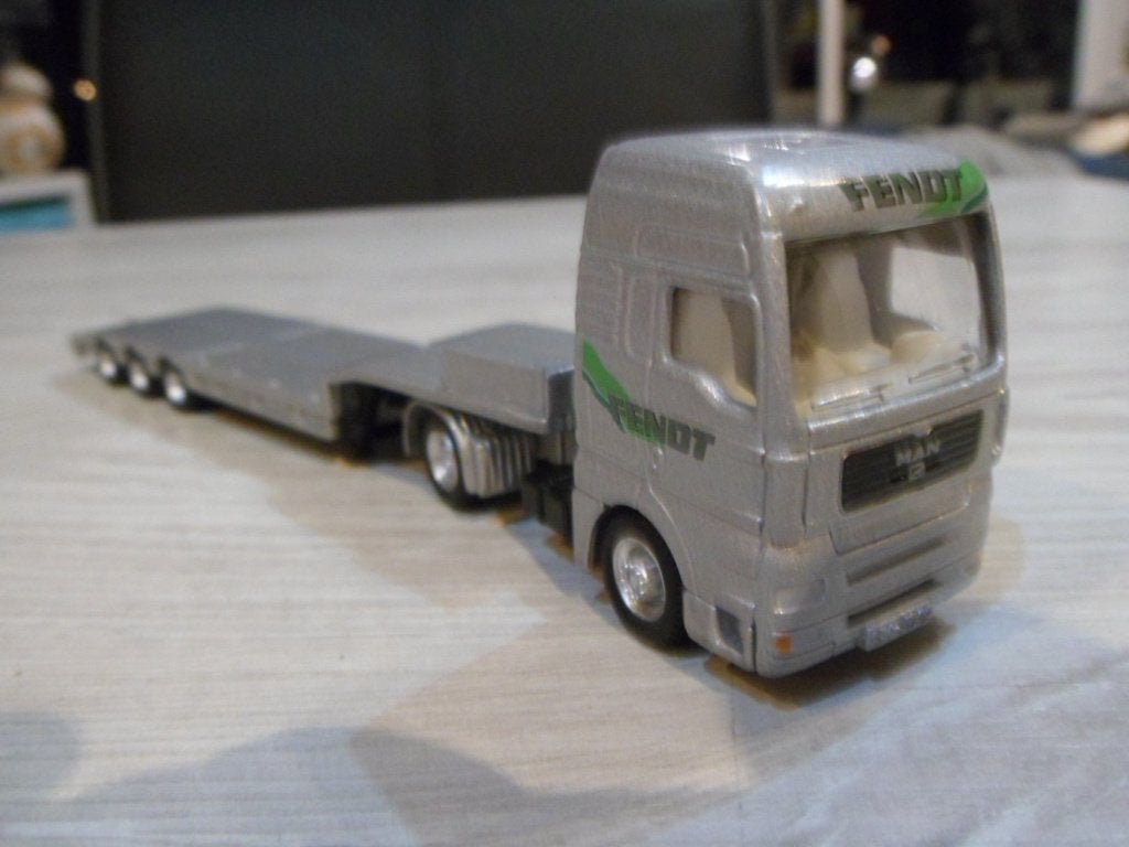 Siku 1840 - MAN Truck Fendt [zilver] 1/87, Ophalen of Verzenden, Gebruikt, Bus of Vrachtwagen, SIKU
