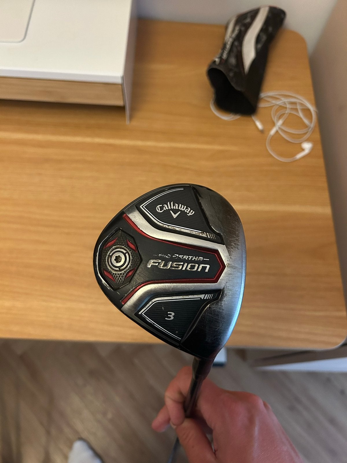 Callaway Big Bertha Fusion houten 3 Golfclub, Sport en Fitness, Golf, Ophalen of Verzenden, Gebruikt, Club, Callaway
