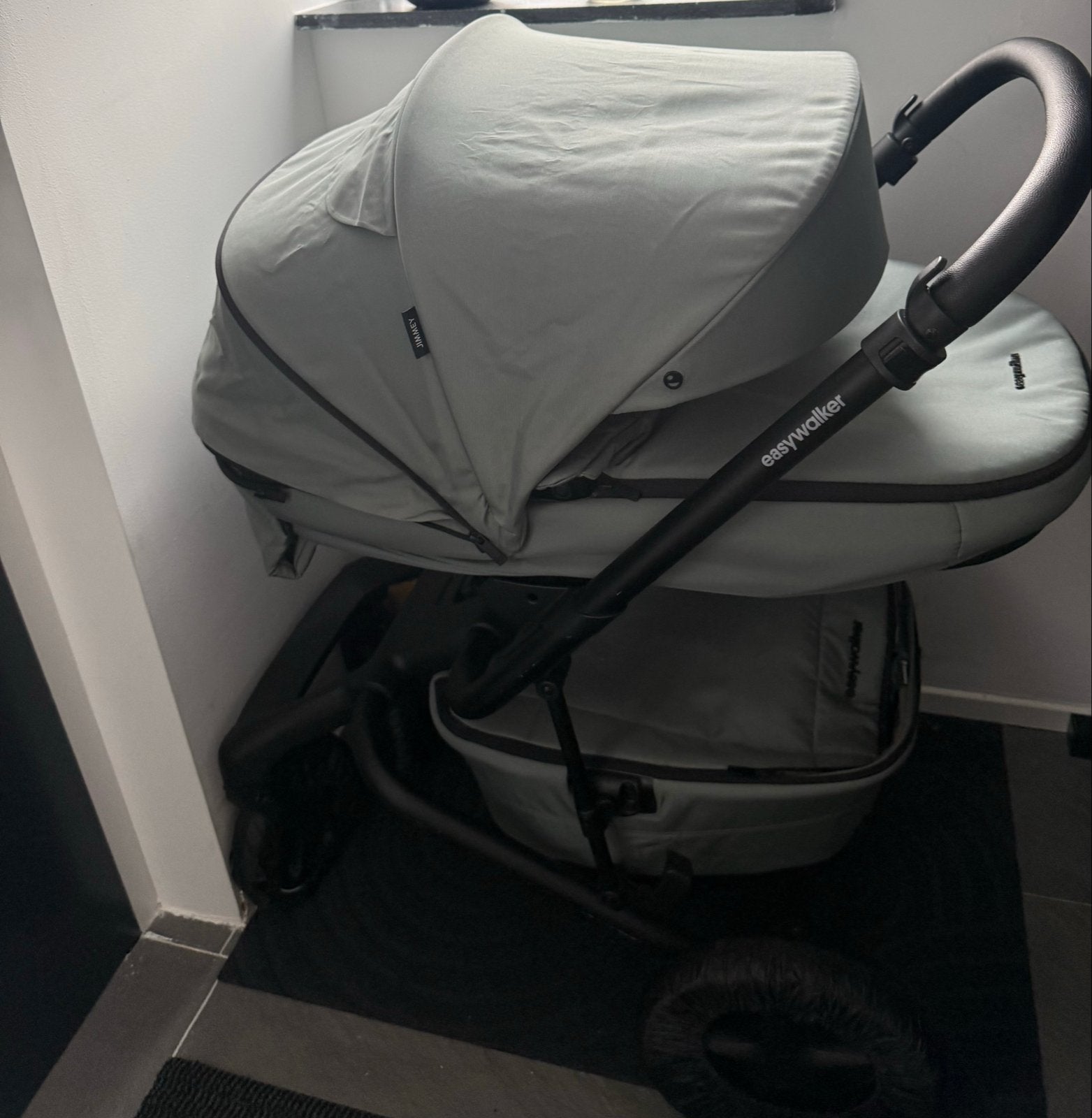 Easywalker Harvey 3 Combiwagen met Reiswieg en Adapters, Zo goed als nieuw, Combiwagen, Met reiswieg, Ophalen