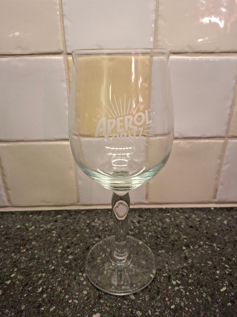 Aperol Spritz glas, Ophalen of Verzenden, Zo goed als nieuw, Bierglas
