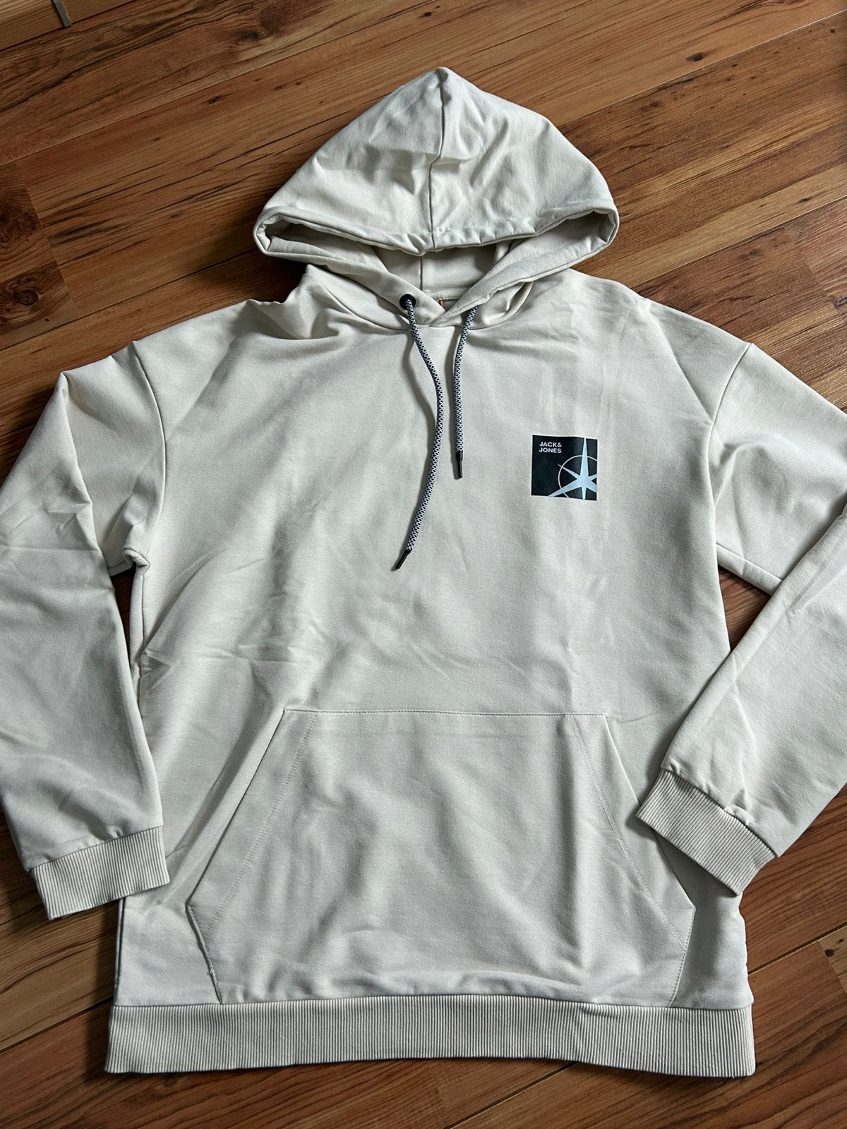 Jack and Jones hoodie maat M., Ophalen of Verzenden, Zo goed als nieuw, Maat 48/50 (M), Beige
