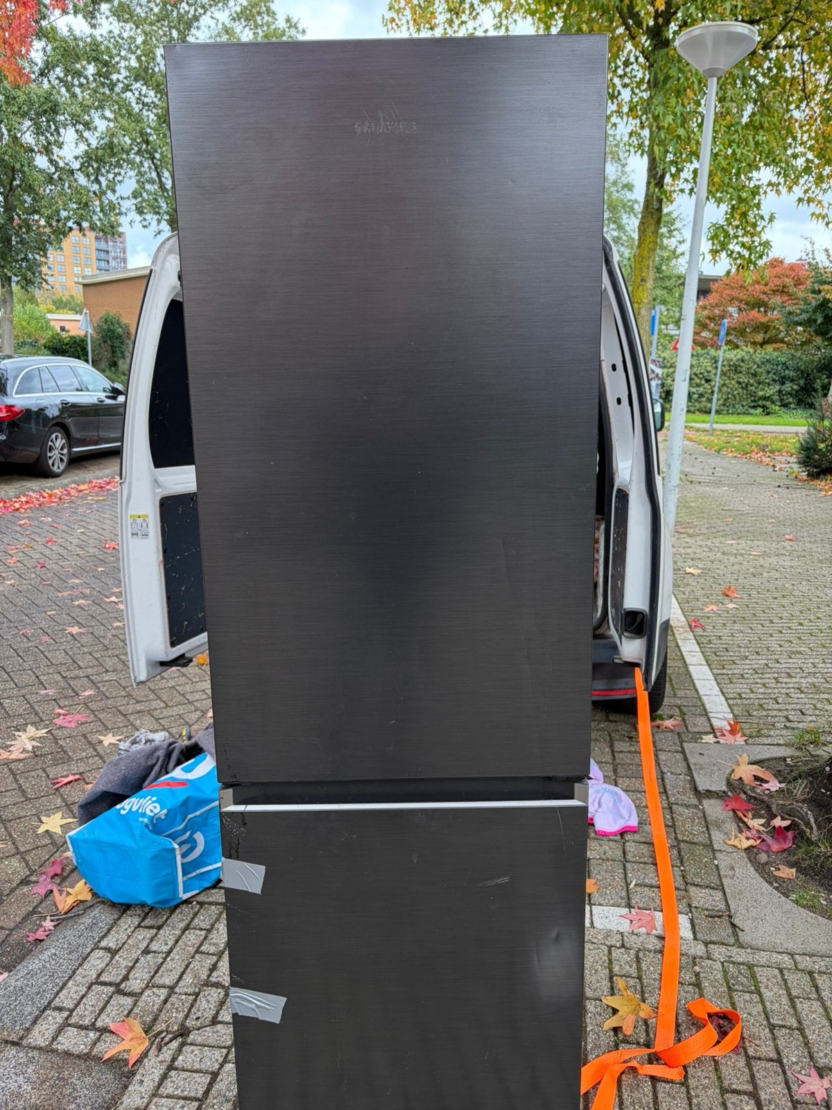 Koelkast, Zonder vriesvak, 200 liter of meer, Zo goed als nieuw, 160 cm of meer