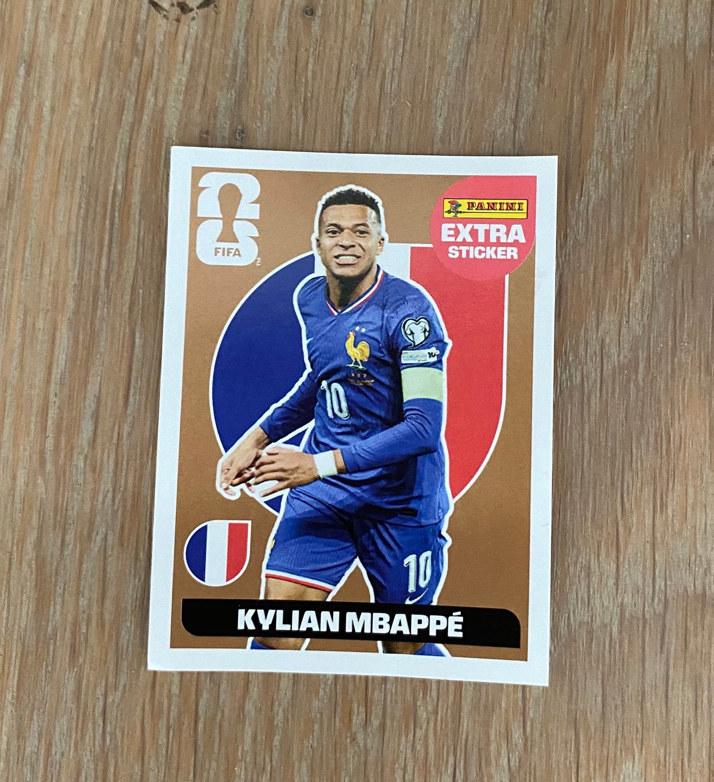 2026 Panini FIFA Worldcup Kylian Mbappé sticker, Ophalen of Verzenden, Zo goed als nieuw, Sticker