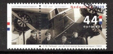 gestempelde zegel. Jaar 2009. vliegtuig met tab, Ophalen of Verzenden, Na 1940, Gestempeld