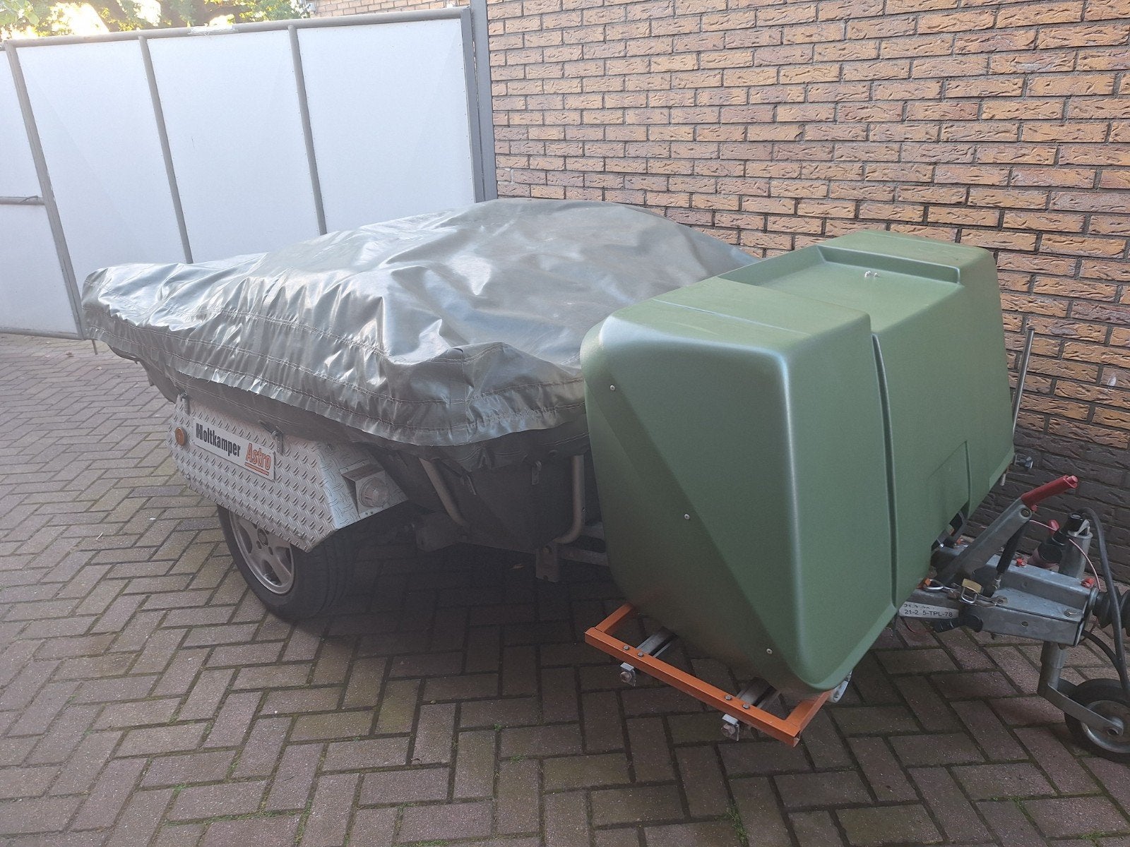 Holtkamper astro XL membrane airco, Caravans en Kamperen, Vouwwagens, Ophalen, Beige, Aanwezig, Holtkamper