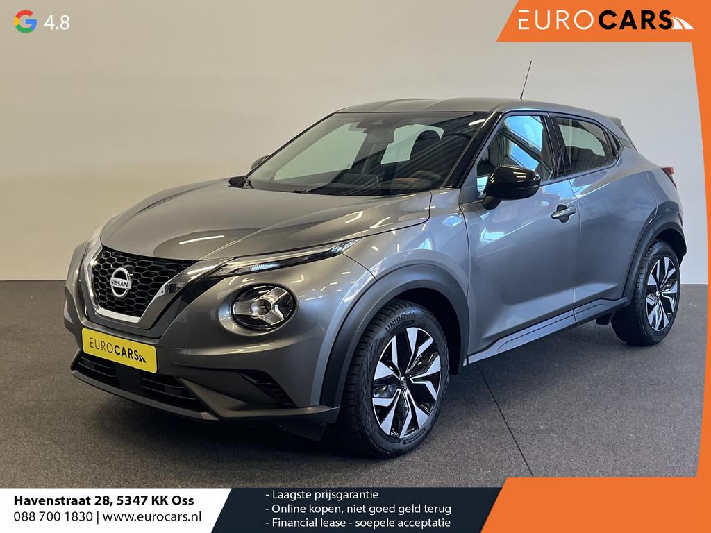 Nissan Juke 1.0 DIG-T 114pk Automaat Business Edition Naviga, Auto's, Nissan, Stof, Gebruikt, Euro 6, Bedrijf