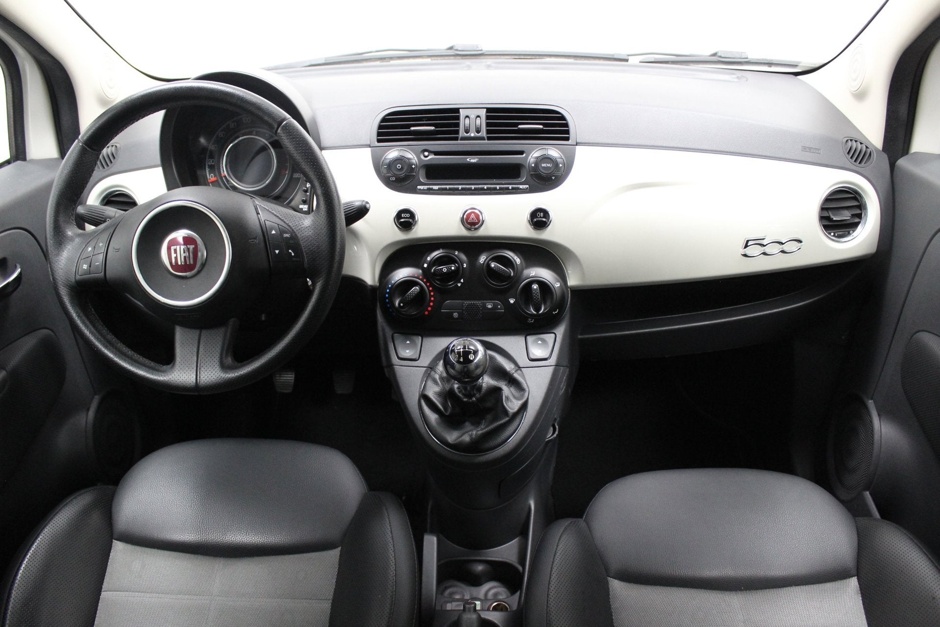 Fiat 500 0.9 TwinAir Sport | Airco | Parelmoer wit | Sportve, Auto's, Fiat, Voorwielaandrijving, Euro 5, 86 pk, Gebruikt