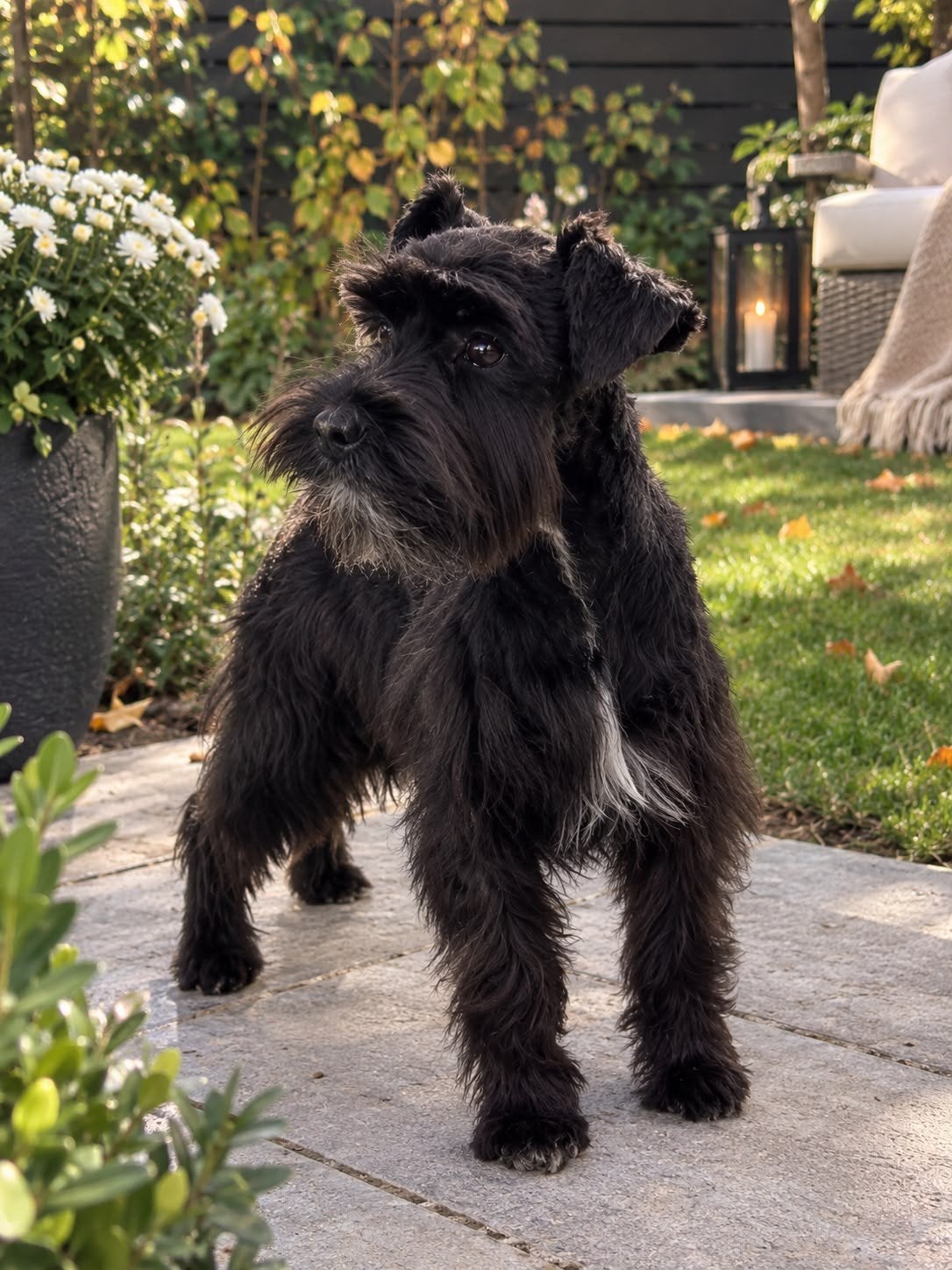 Dwergschnauzer pup, 15 weken tot 1 jaar, Overige rassen, Teef, Eén hond