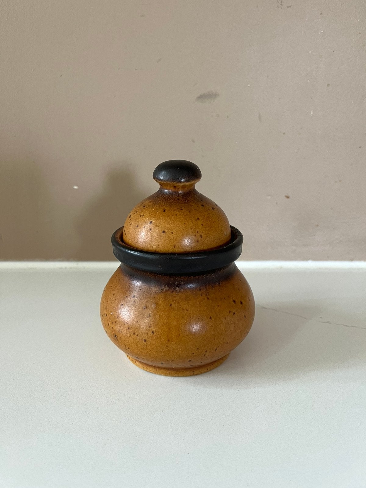 Jasba vintage keramieken suiker potje, Ophalen of Verzenden