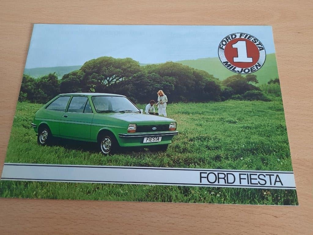 Ford Fiesta 1970-1980, Boeken, Ophalen of Verzenden, Gelezen, Folder