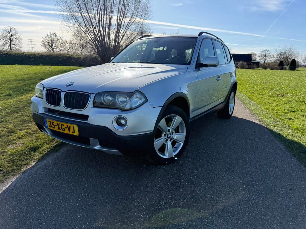 BMW X3 2.0 I 2007 Grijs airco pano trekhaak airco, 1995 cc, Bedrijf, Handgeschakeld, Vierwielaandrijving