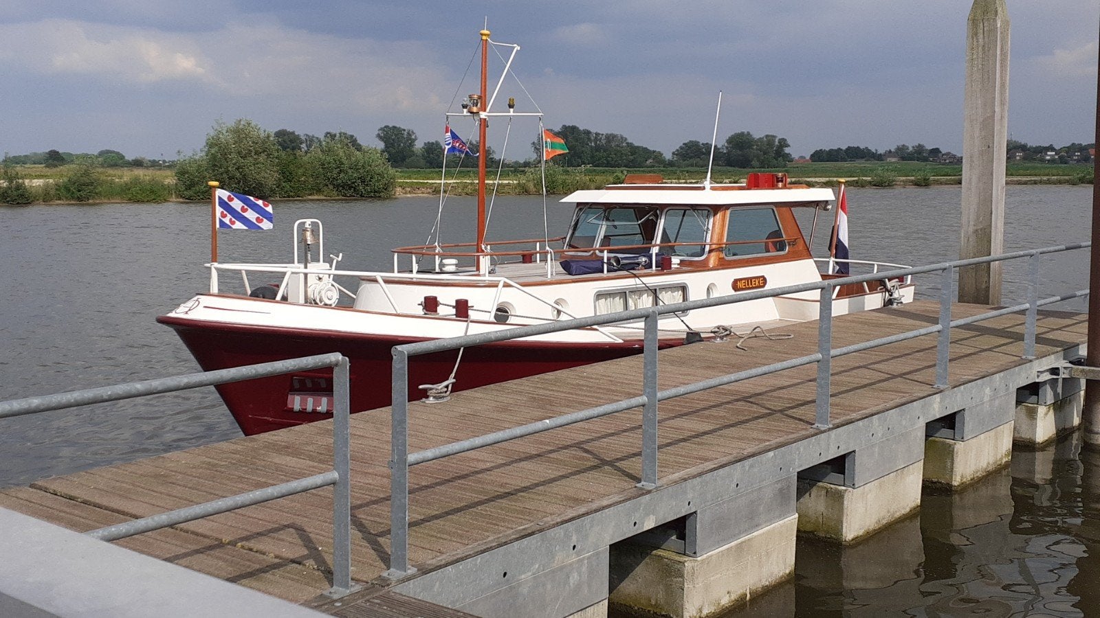 Akerboom stevenvlet  loodskotter, Staal, Gebruikt, Diesel, Ophalen of Verzenden