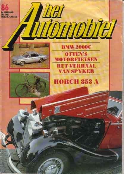 Automobiel 86 1987 : BMW 2000C - Jaguar MK7 - Horch 853A, Ophalen of Verzenden, Gelezen, Algemeen