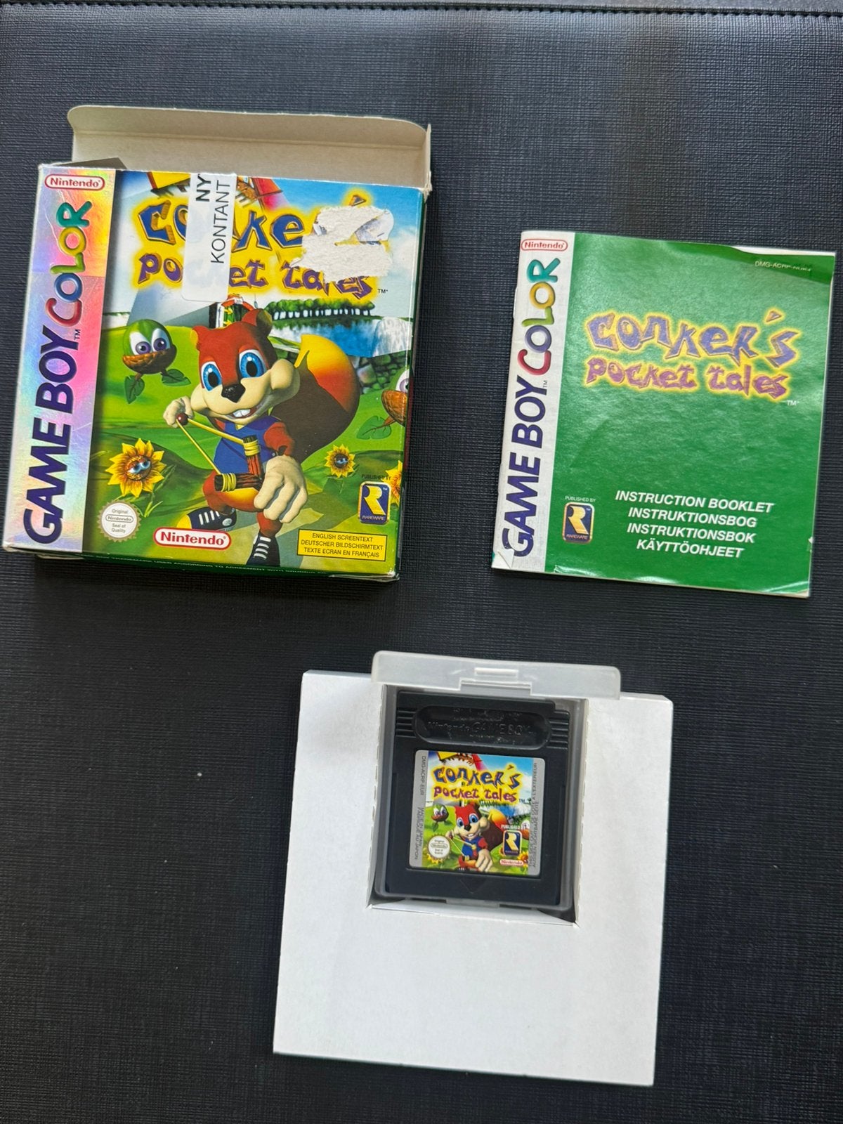 Conker’s Pocket Tales –Game Boy Color Compleet in doos (CIB), Verzenden, Gebruikt, Avontuur en Actie