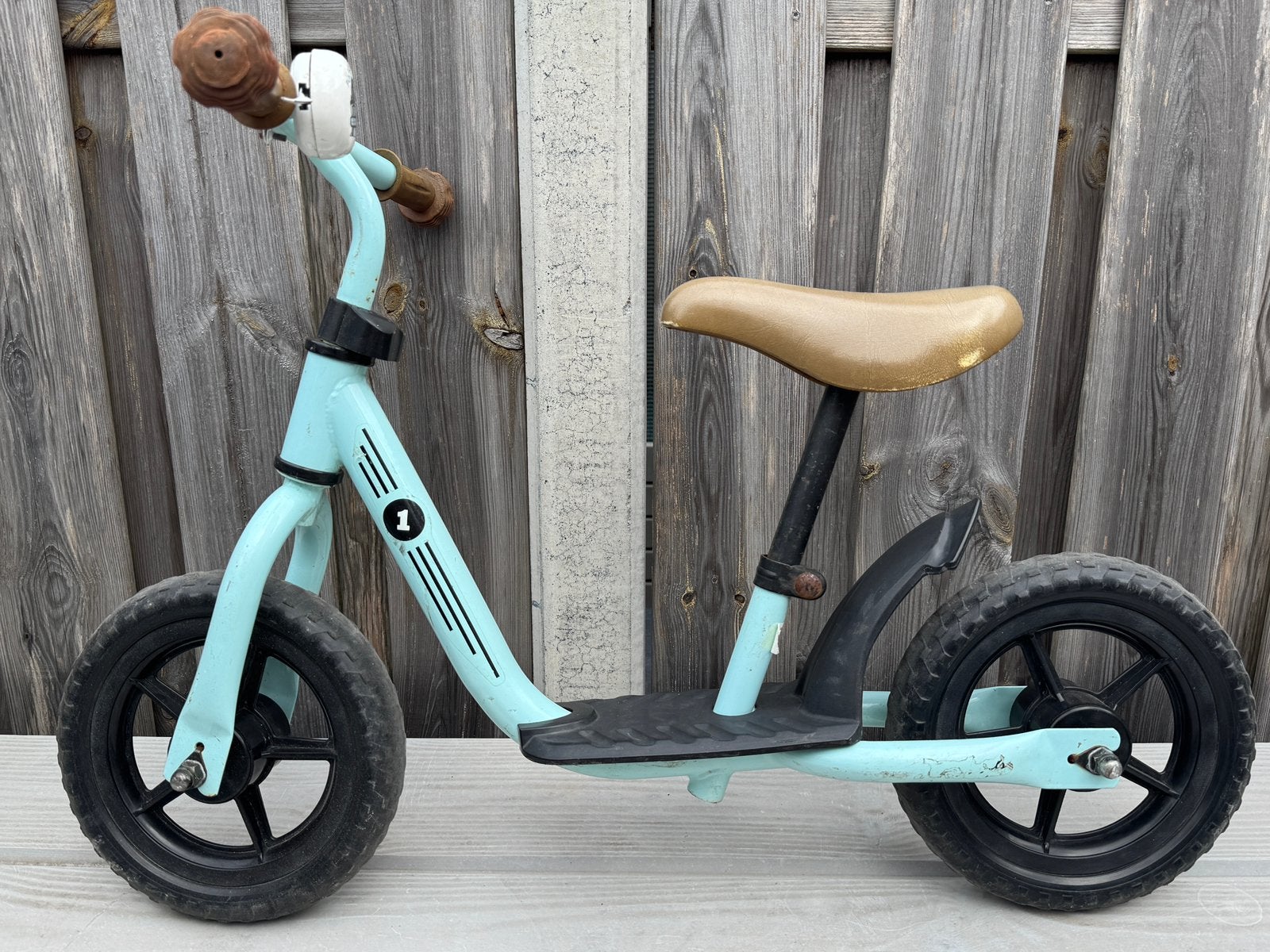 Mintgroene loopfiets Bandits and Angels, Ophalen, Gebruikt, Loopfiets
