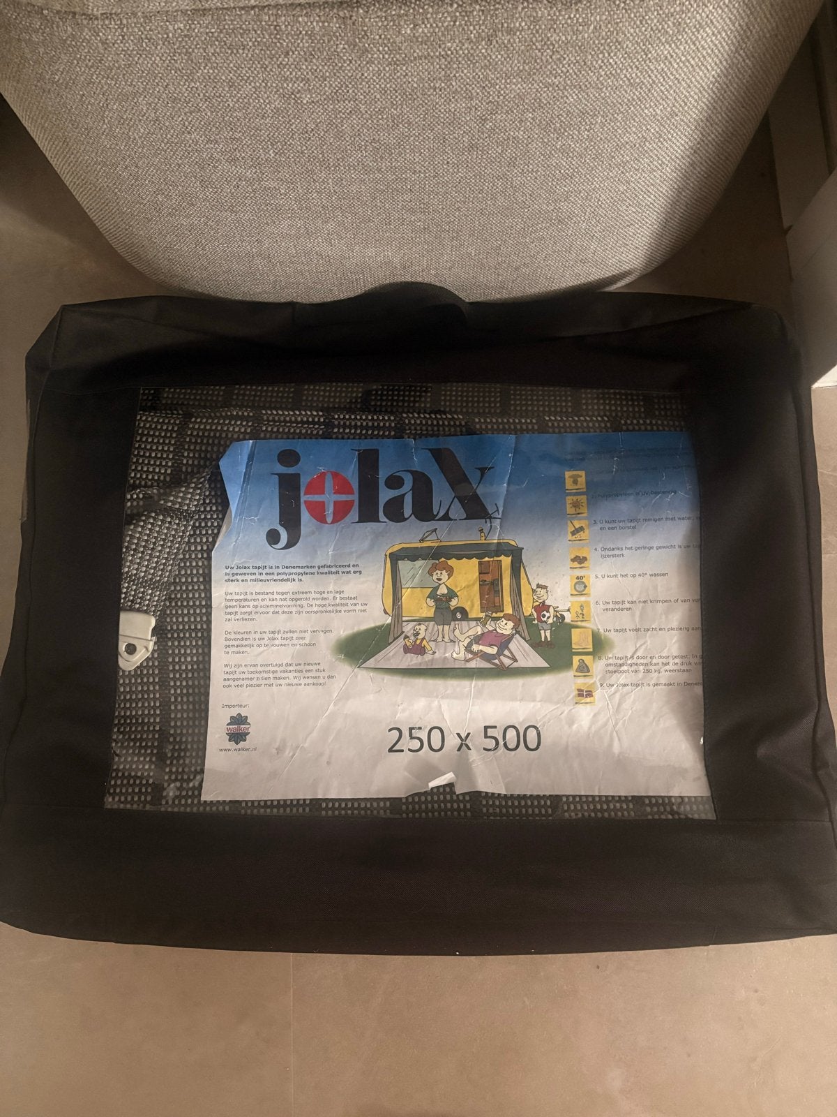 Walker Jolex tenttapijt 250x500 - zgan in verpakking, Ophalen, Zo goed als nieuw