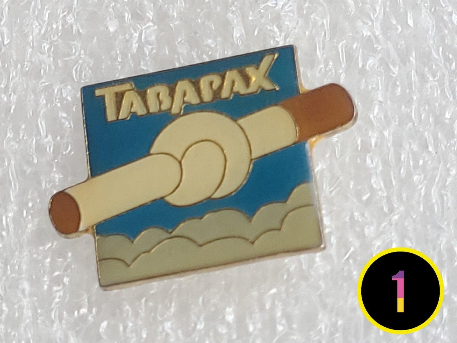 Vintage Tabapax anti-rook pin - Uniek verzamelobject, Verzenden