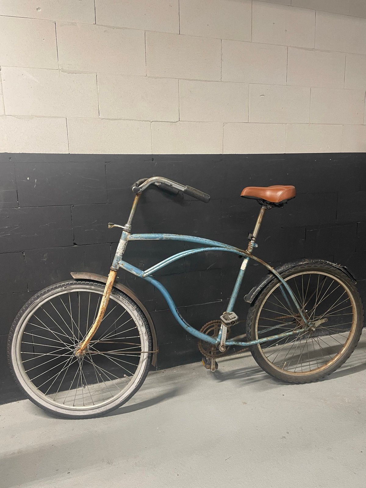 Lichtblauwe Beach Cruiser - Rijdt goed - Retro Look, Ophalen of Verzenden, Gebruikt, Terugtraprem, Overige merken