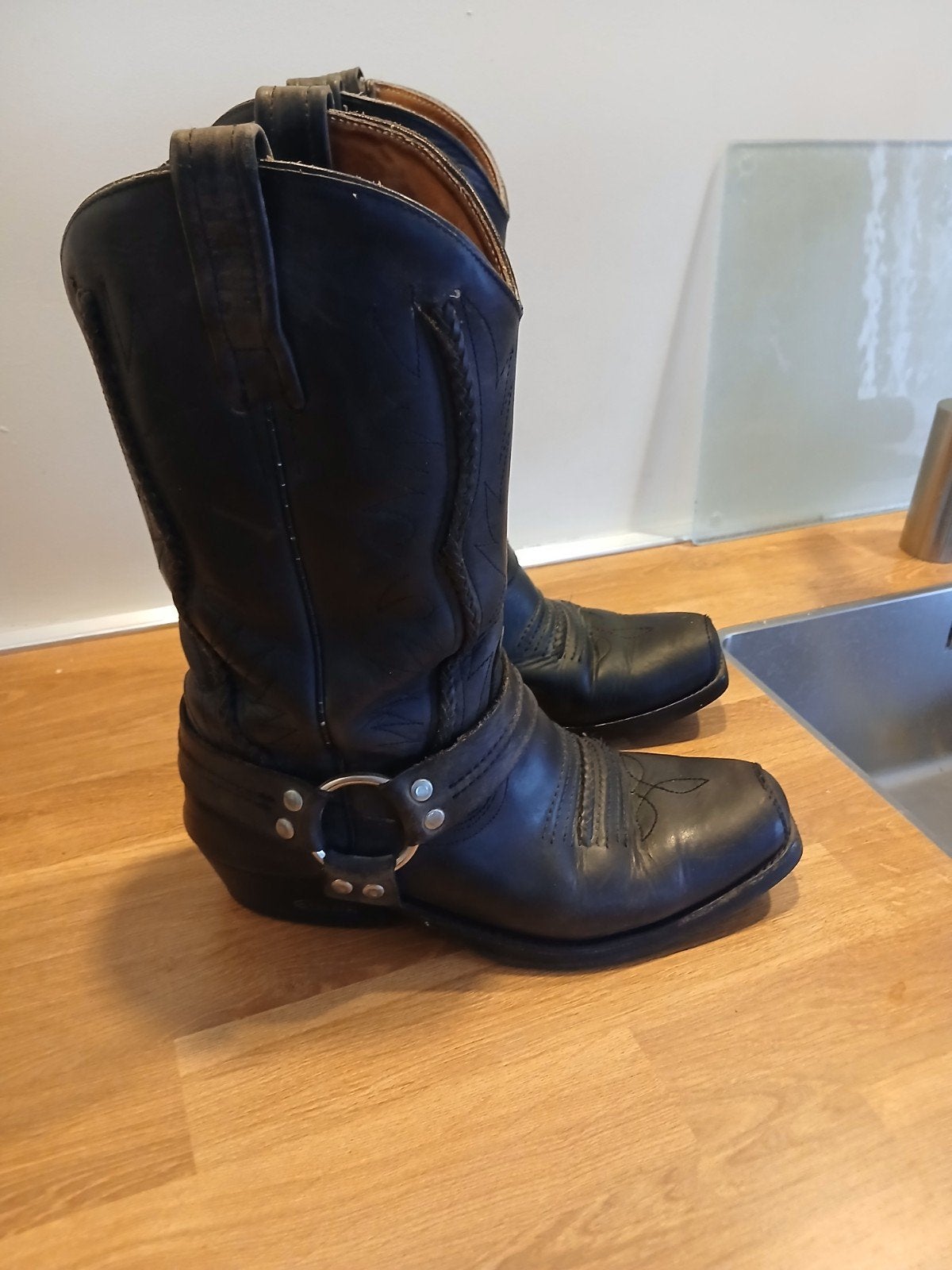 Loblam western boots maat 42, Ophalen of Verzenden, Zo goed als nieuw, Zwart, Boots