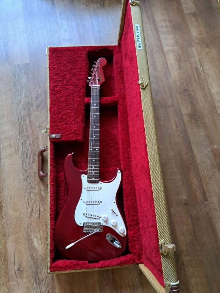 Greco Super Power Stratocaster SE500B uit 1981 Nieuwstaat, Ophalen, Zo goed als nieuw, Solid body, Fender