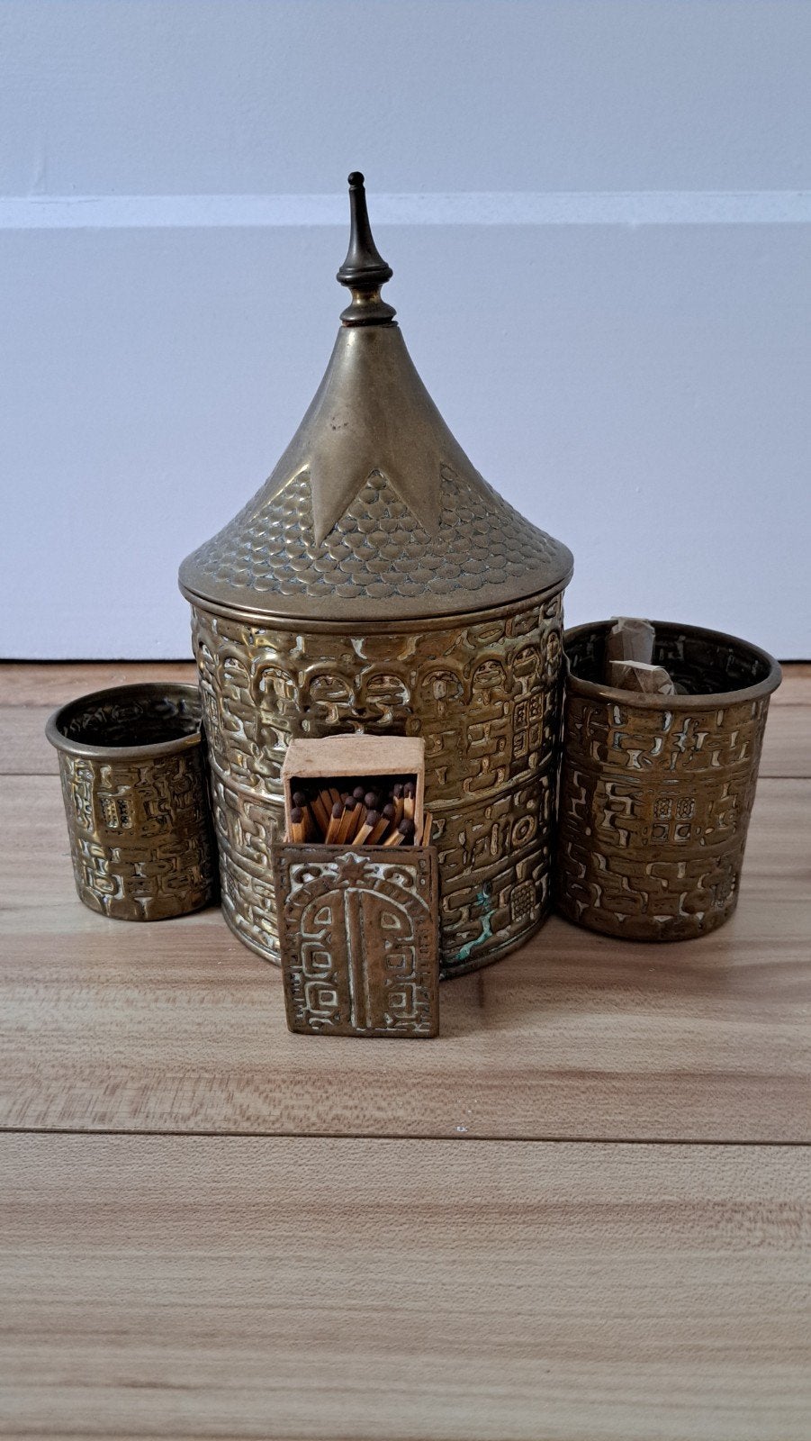 Tabakspot / rookstel ster-tabak kasteel - Niemeijer, Antiek en Kunst, Ophalen of Verzenden