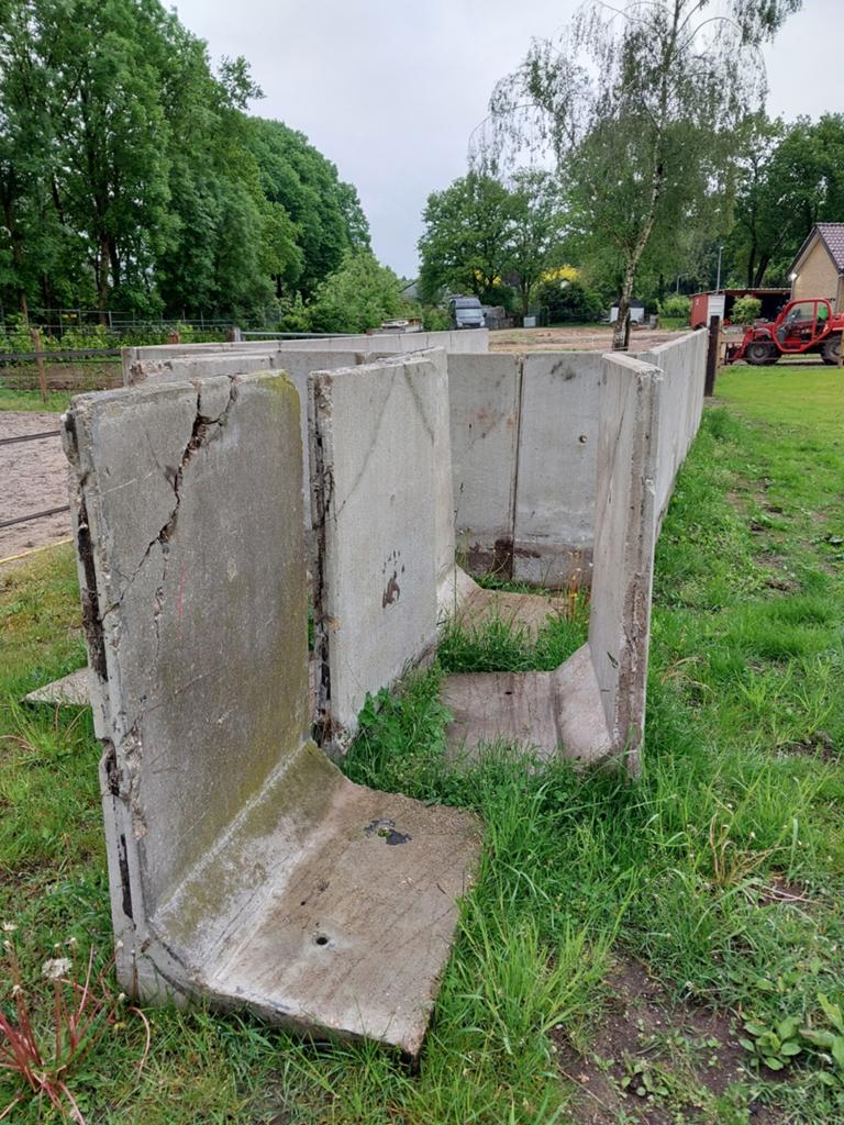 Keerwanden beton, Tuin en Terras, Ophalen