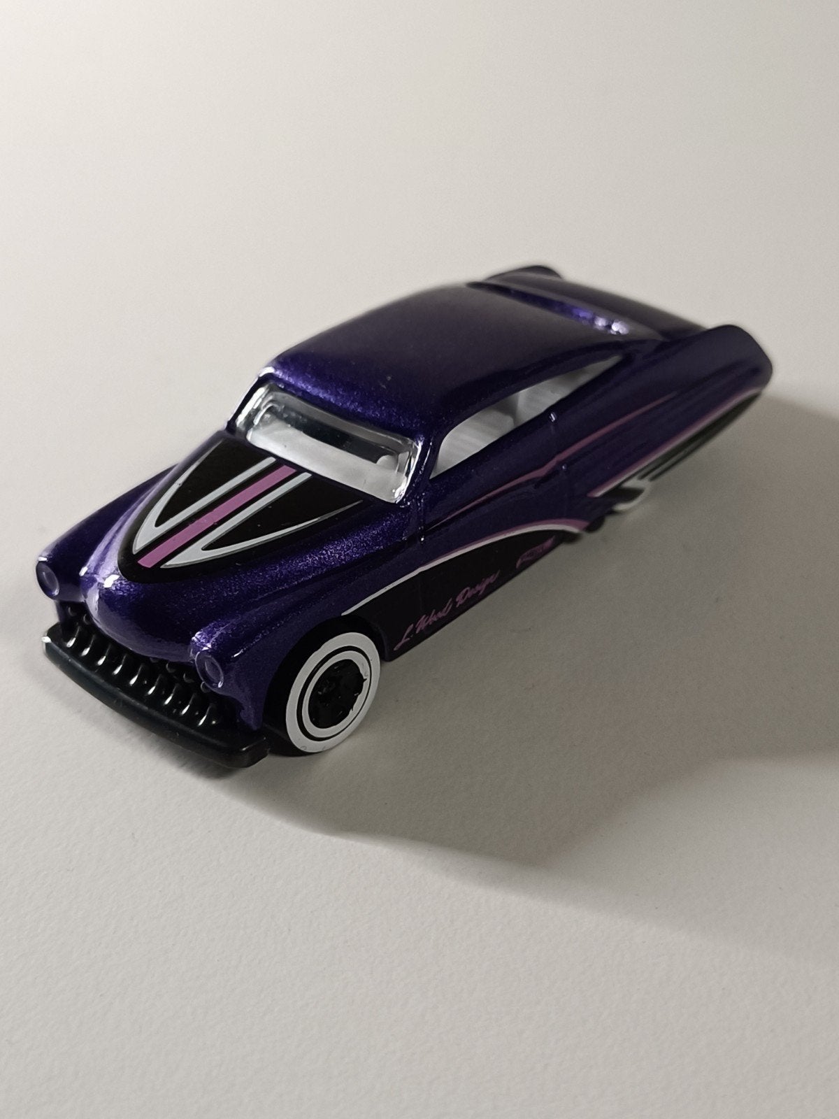 Hot Wheels Paarse Custom '53 Cadillac Speelgoedauto, Ophalen of Verzenden, Zo goed als nieuw