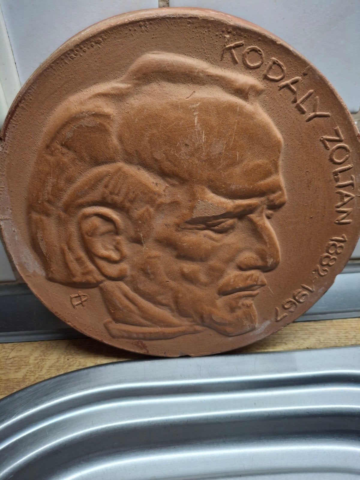 plaquette steengoed, Ophalen of Verzenden