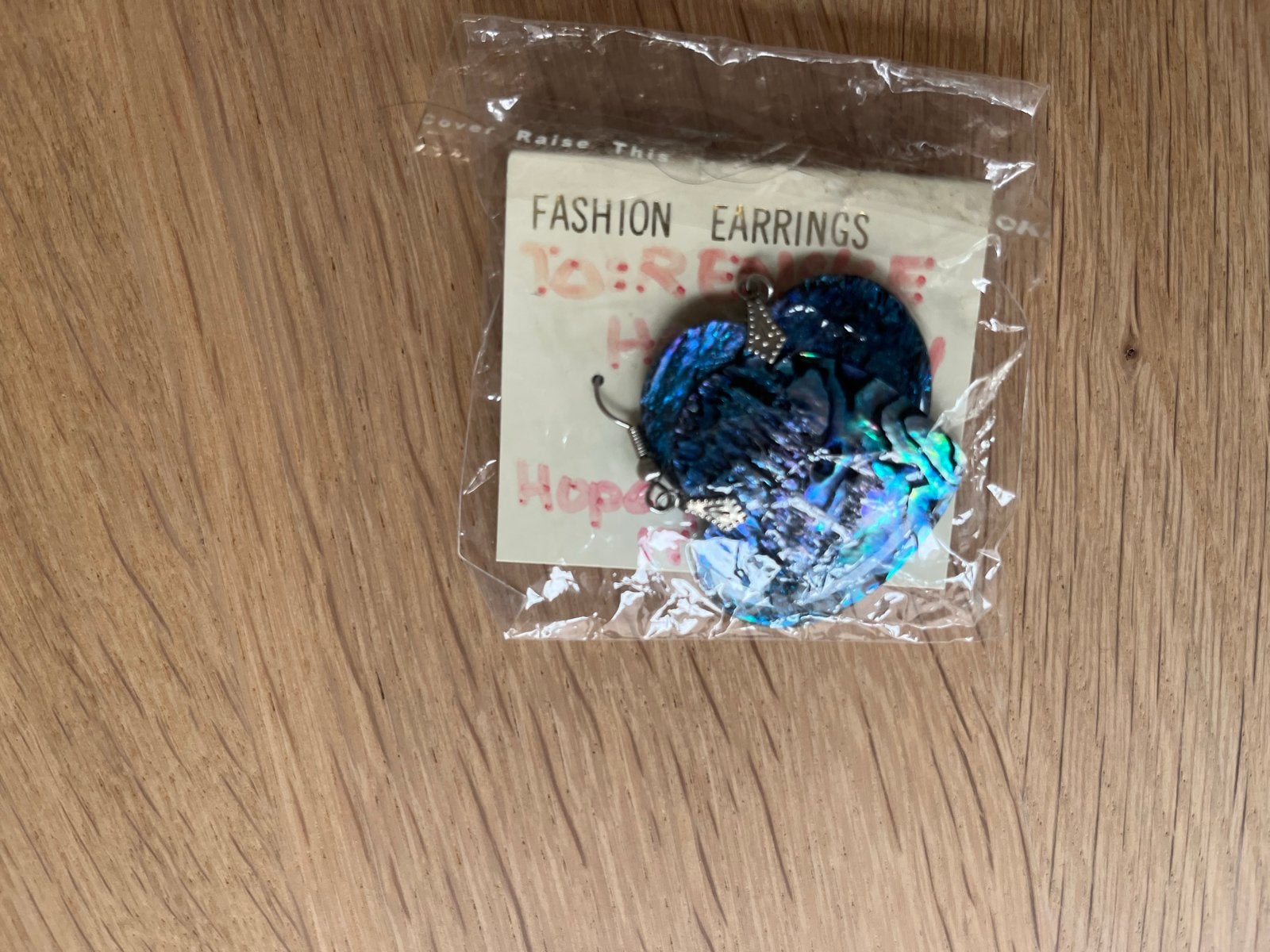 Nieuw-Zeelandse Pāua Schelp Oorbellen - Uniek Design, Overige materialen, Hangers, Blauw, Nieuw