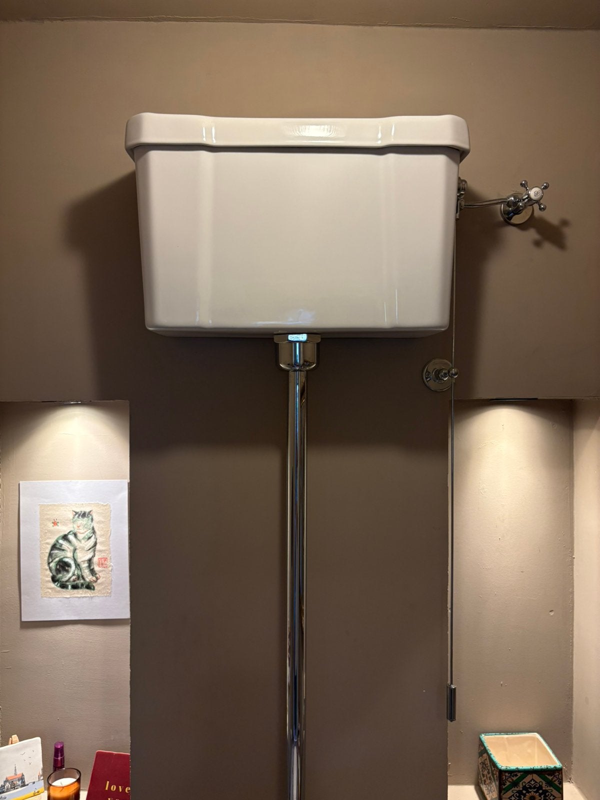 Stortbak porselein Burlington, Ophalen, Gebruikt, Steen, Toilet