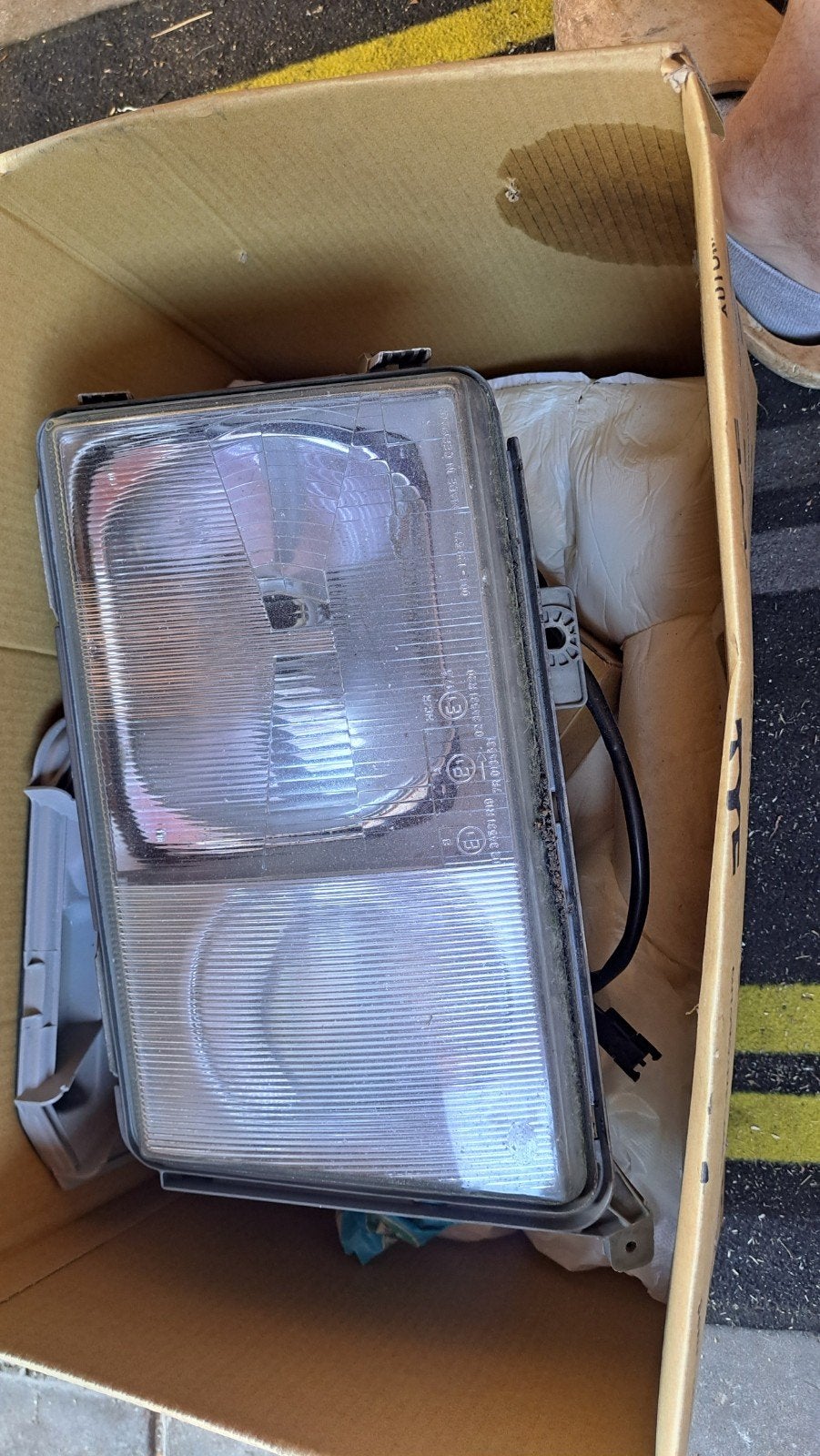 W124 koplamp Links, Ophalen, Gebruikt, Mercedes-Benz