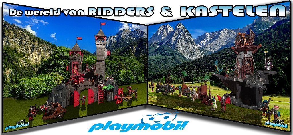 PLAYMOBIL RIDDERS & KASTELEN : Groot thema-pakket !, Complete set, Ophalen of Verzenden, Zo goed als nieuw, Kasteel/Fort